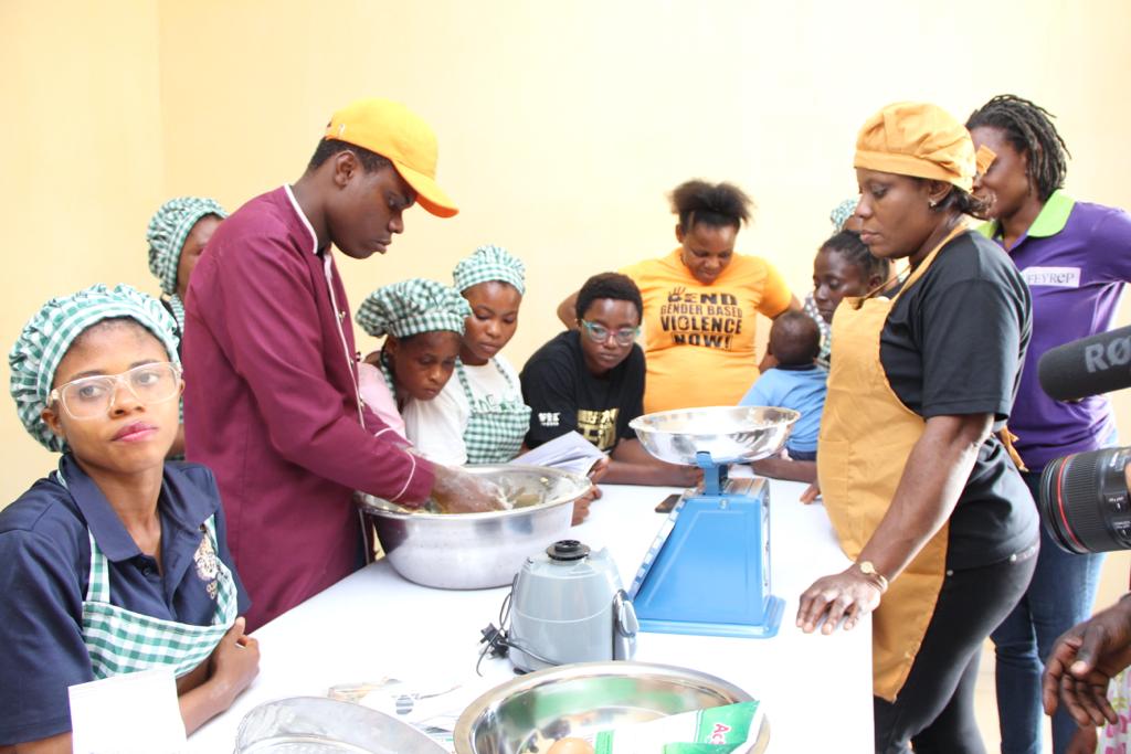 Pastries training at the 5 day skill acquisition program